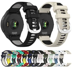 Silicone Sport Strap For Garmin Forerunner 265 265S Band For Garmin Venu 3 2 sq Bracelet Replacement 18mm 20mm 22mm Accessorie