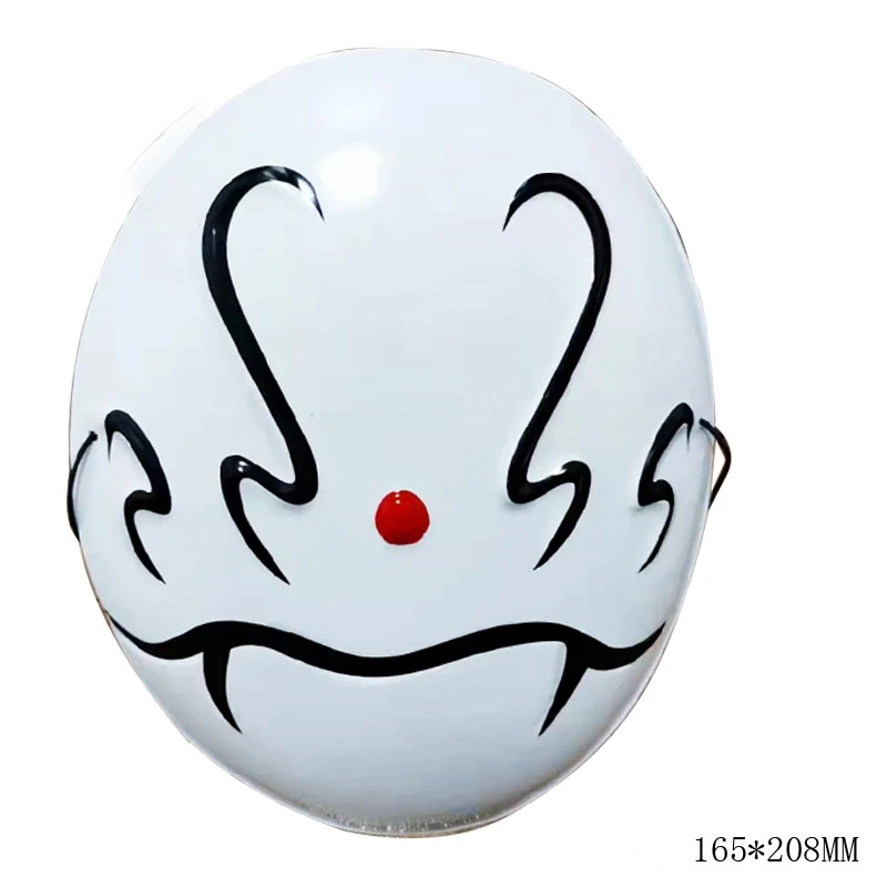 อะนิเมะในช่วงเวลานั้นกลับชาติมาเกิดเป็นหน้ากากคอสเพลย์รีมูรุสิ่งรบกวน seluruh wajah พลาสติกหน้ากากฮาโลวีน