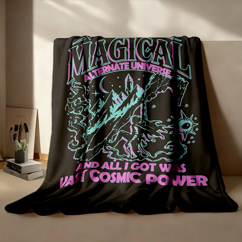 I Went To A Magical Alternate Universe, He Who Fights with Monsters Colors Flannel Blanket
