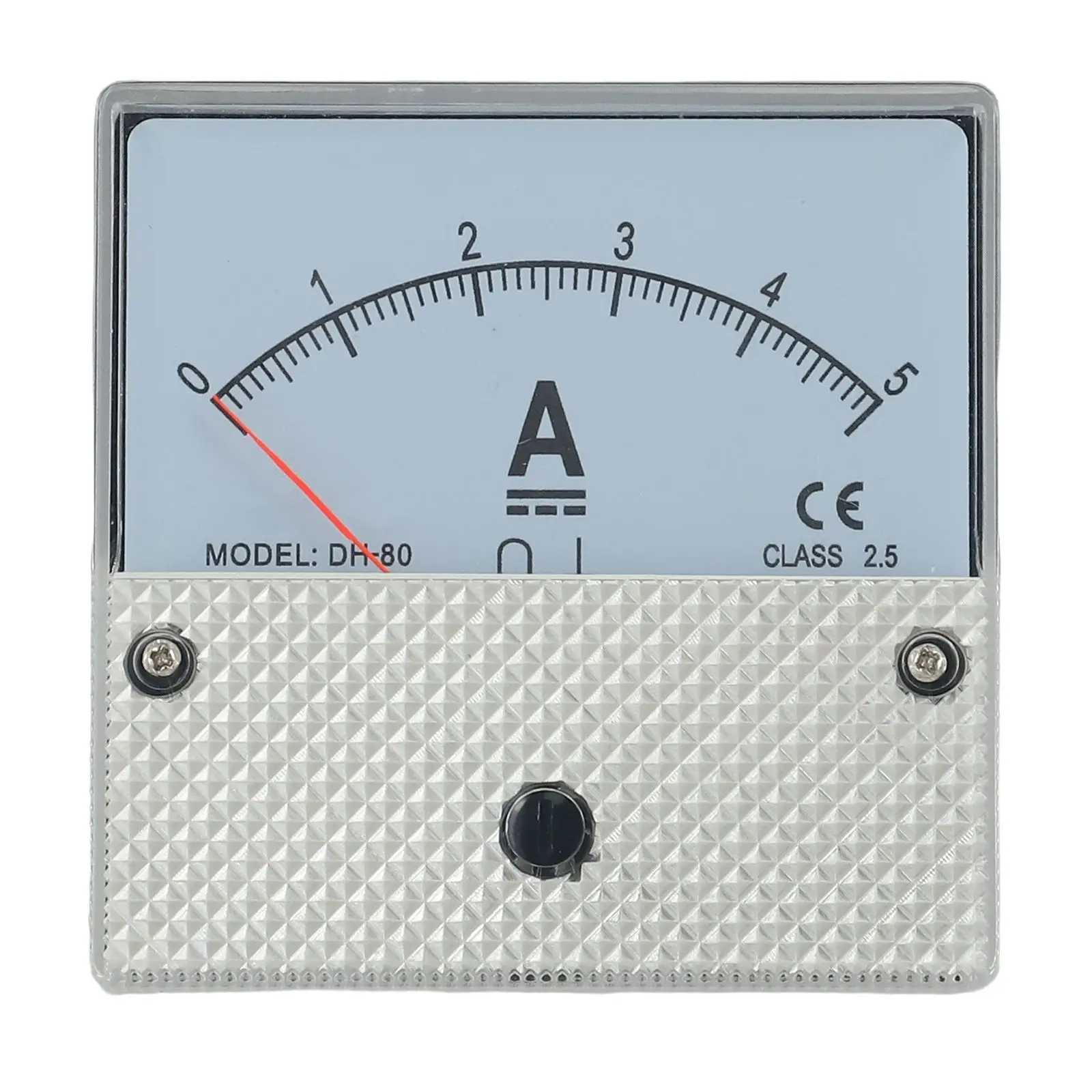 

1pcs DH-80 Pointer Type DC Ammeter Analog Ammeter Pointer Panel Meter Current Meter 50/60Hz 63.5mm Hole Diameter Test Meters