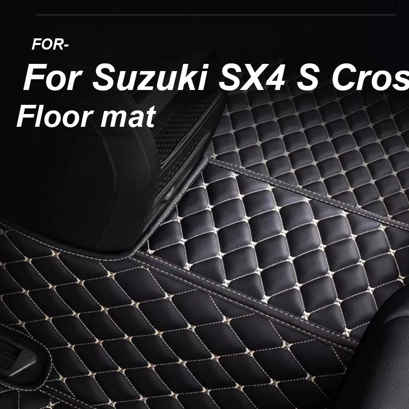 

LUXURY Car Floor Mats For Suzuki SX4 S Cross 2020~2022 AUTO DropShipping Center Interior Accessories Leather Carpets Rugs Foot