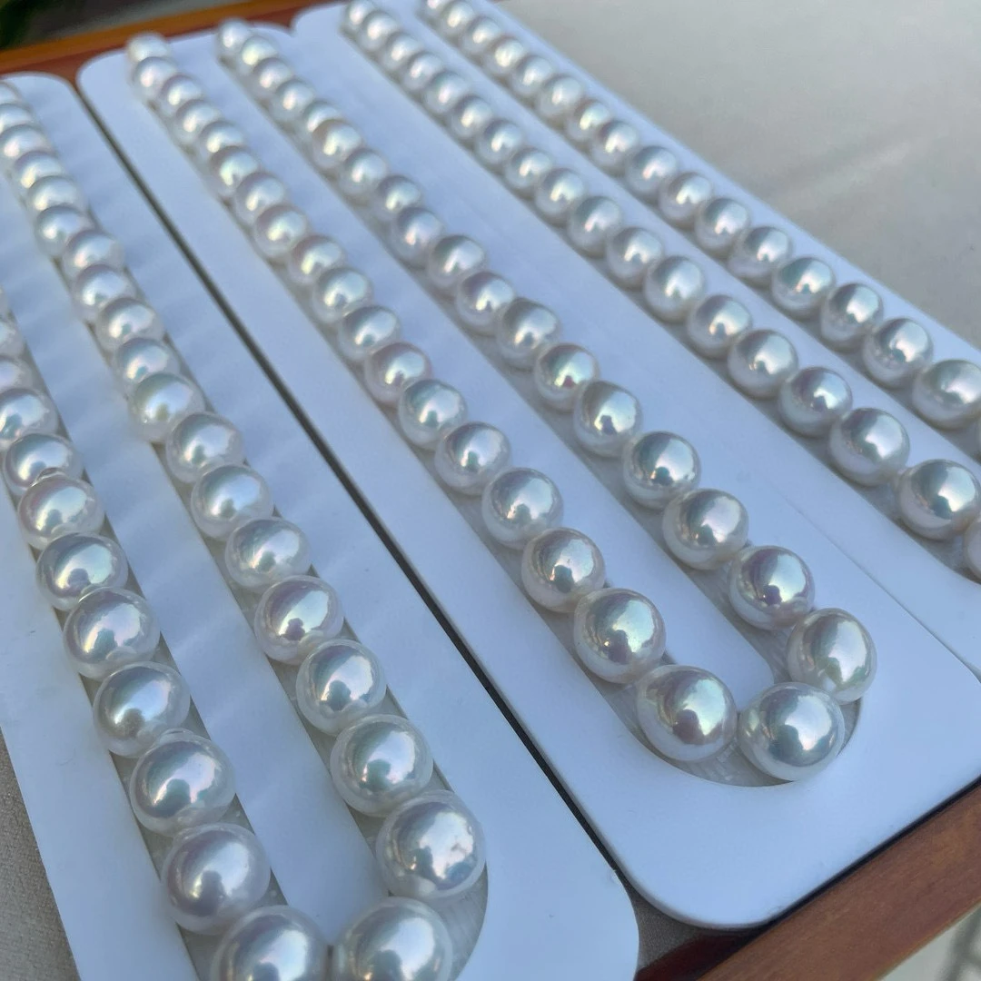 

Ожерелье из натурального круглого пресноводного жемчуга в стиле барокко, 10-11 мм, зеркальная гладкая кожа, пухлая серебряная застежка 925 пробы