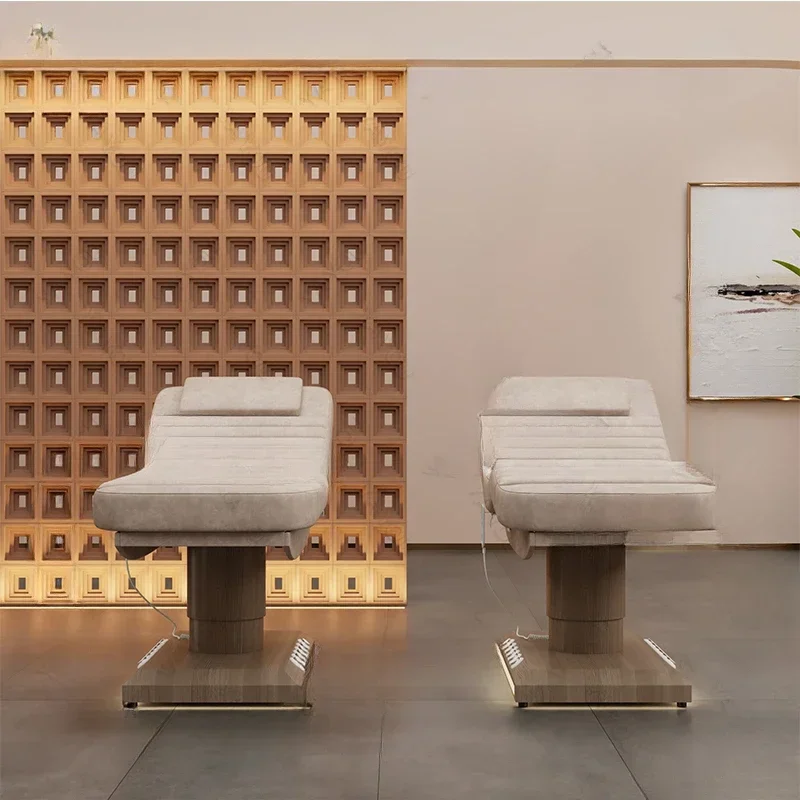 

-Luxurious New Motors With LED Foot Control Electric Beauty Massage Bed