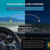 Tire Pressure Monitoring System TPMS Tire Pressure Monitor System Wireless TPMS Sensor Kit Solar Powered ATV UTV