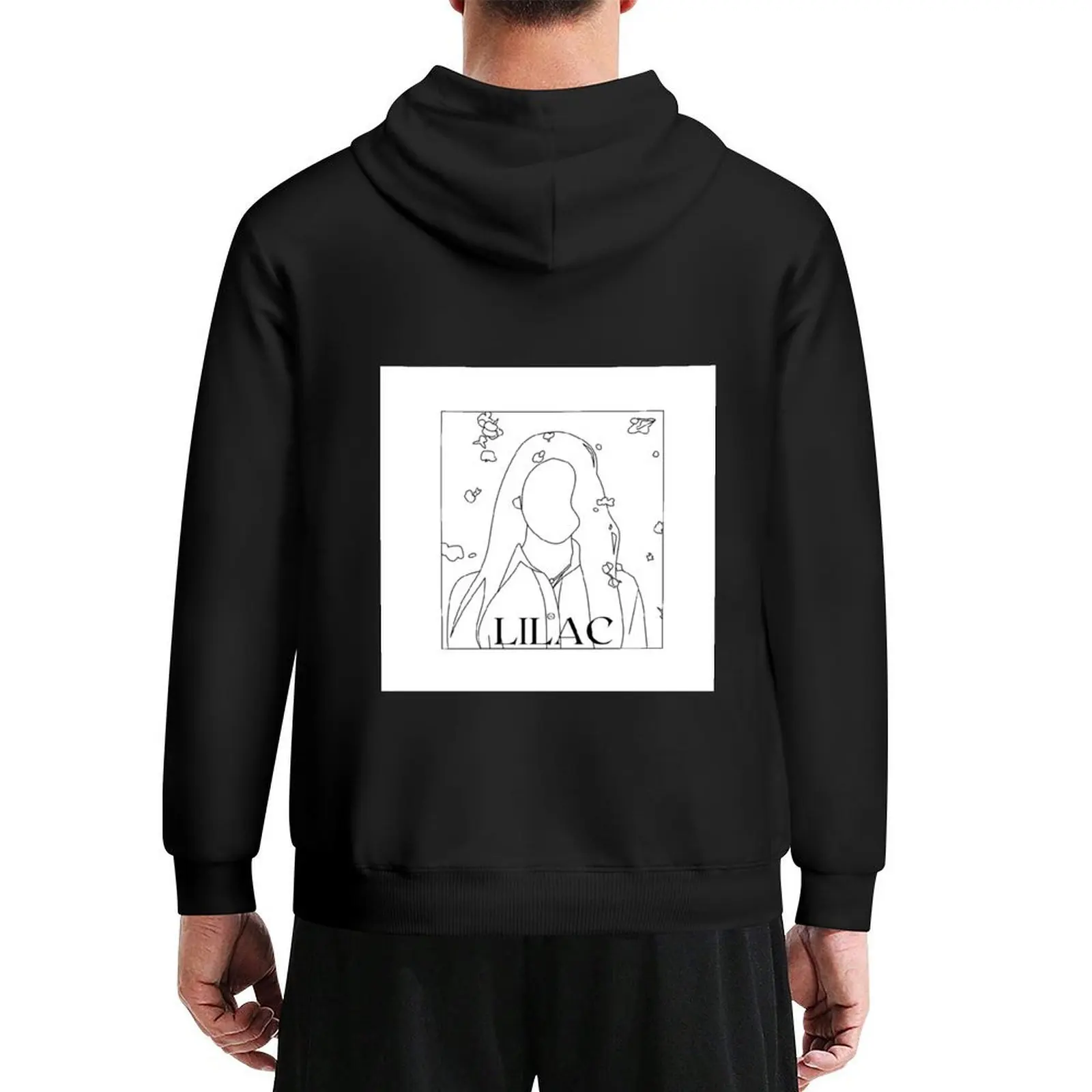 

Kpop IU LILAC shirt korean Hoodie korean style clothes men's clothes korean autumn clothes men wear tracksuits