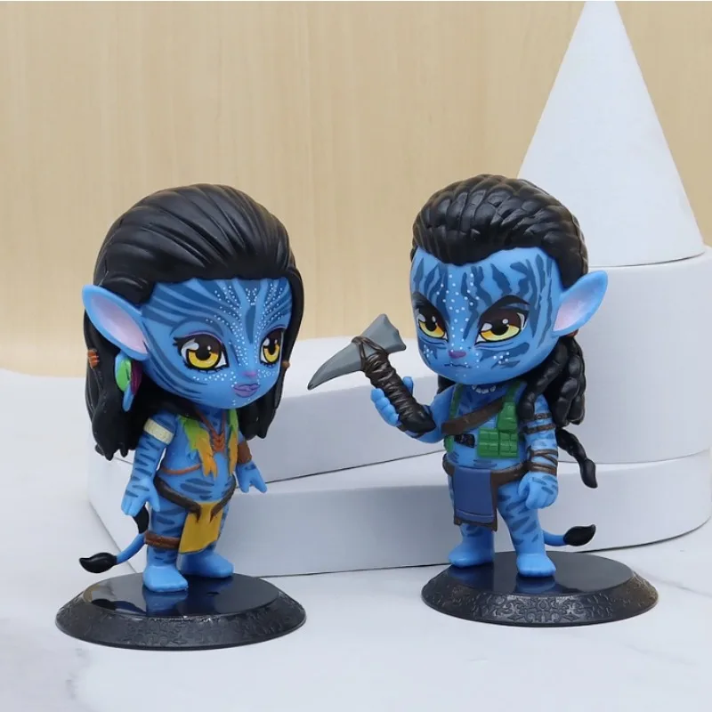 Q-Version von Avatar Water Way Figur Animation Solid PVC Modellauto Mittelkonsole Ornament Kuchen Backen Dekoration