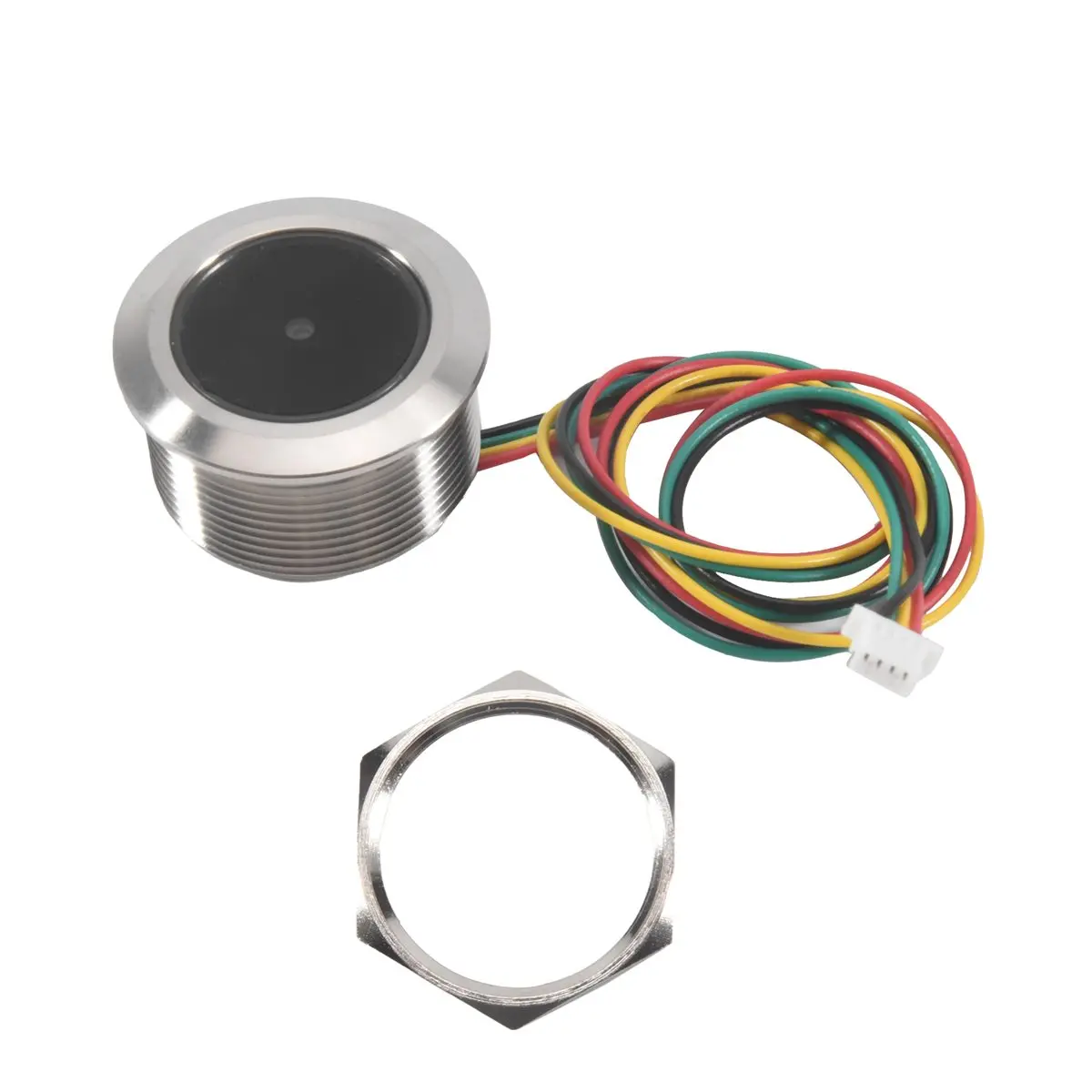 (A60I] GM60 UART Stainless Steel Controlled Ring Indicator Light 1D/QR/2D Bar Code Scanner QR Code Barcode Scanner Module