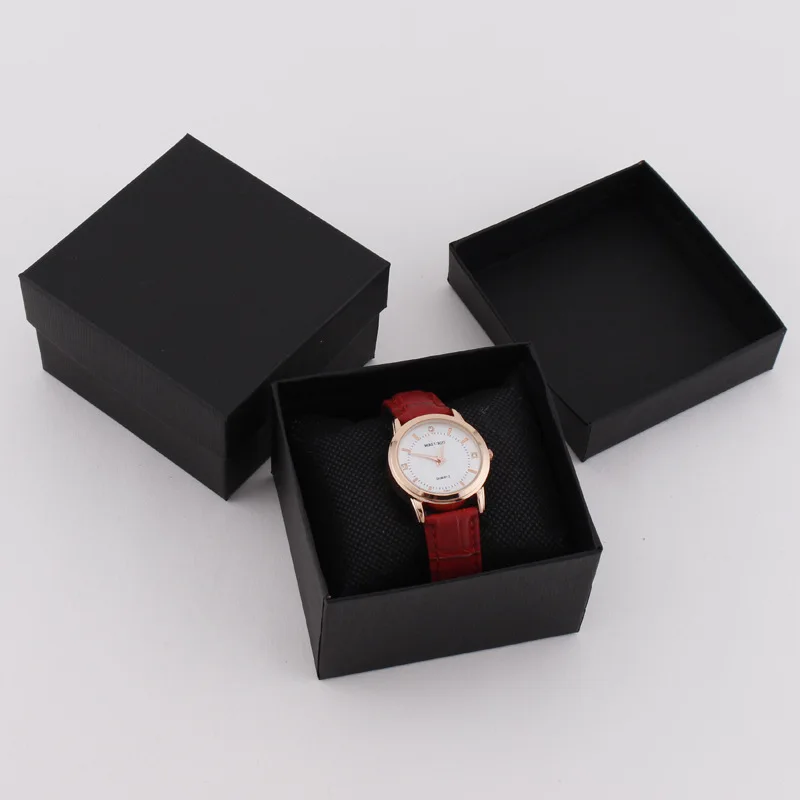 Packaging and Display Watch Boxes Gifts Black Boxes Paper Decorative Bracelet Boxes Paper Jewellery Accessories