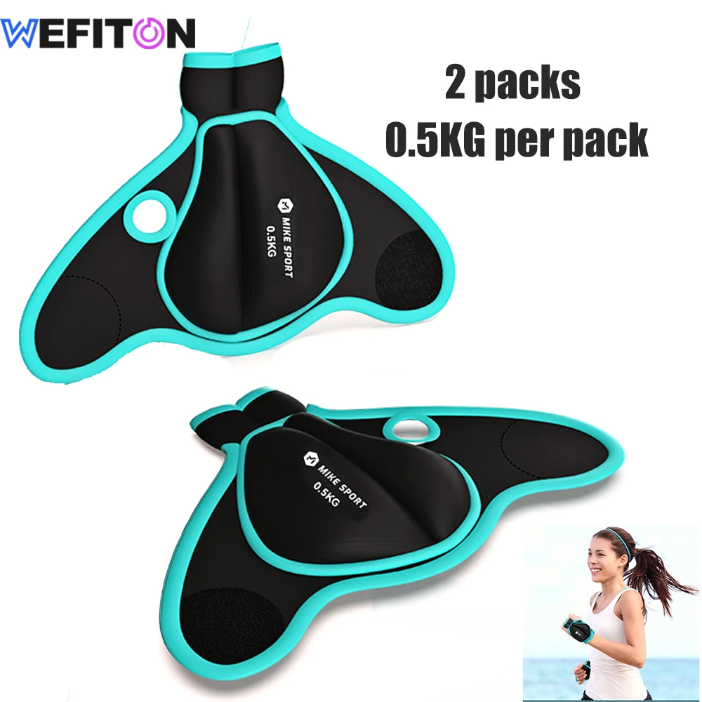 

1Pair Wrist Weights with Thumb Loops Lock for Women Men - Arm Weight Ankle Weights Weighted Gloves for Running Walking Jogging