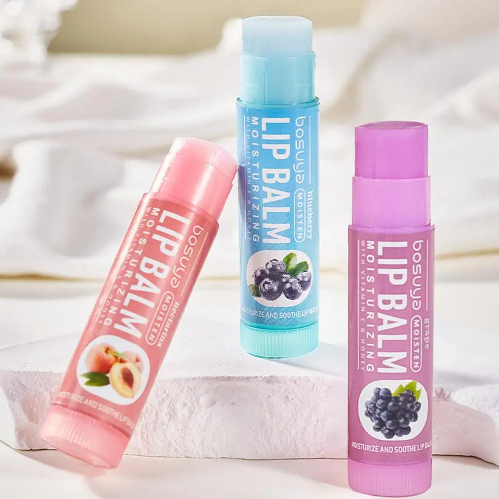 6-teiliges Lippenbalsam-Set mit verschiedenen Fruchtaromen - Feuchtigkeitsspendend, pflegend & beugt rissigen Lippen vor - Pflege für trockene Lippen & feine Linien – Detail 19