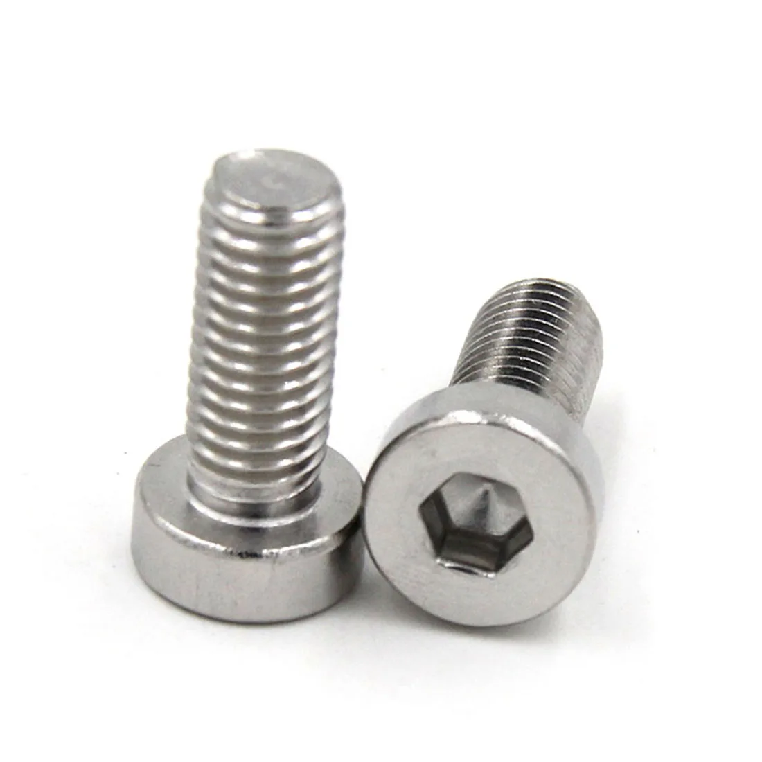 

Chilok Store, 3-20 шт./пакет, винт с шестигранной головкой, тонкий винт с шестигранной головкой A2-70, винт с низким коротким профилем и шестигранной головкой