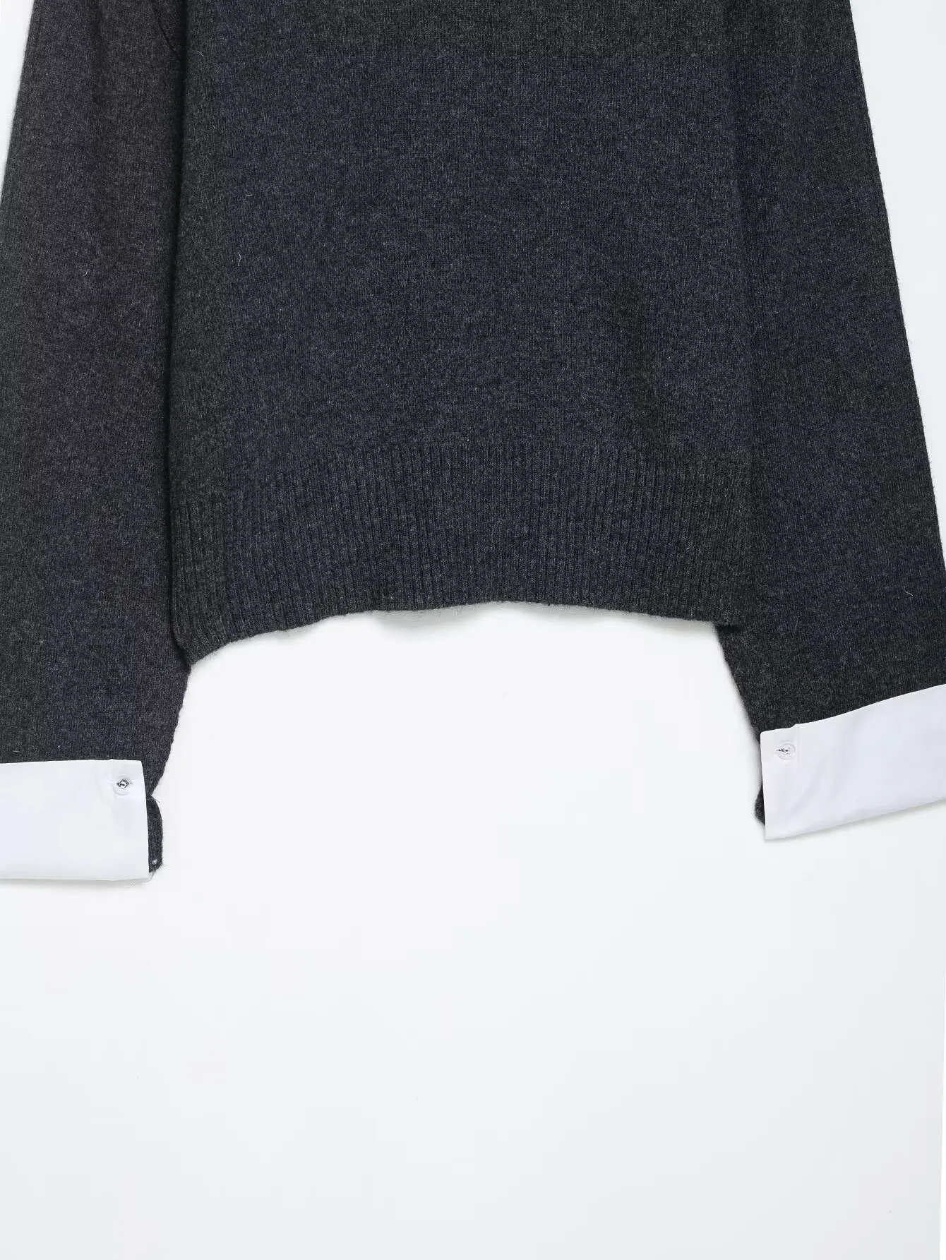 2025, neue Herbst-Strickjacke für Damen im Pendler-Stil, langärmelig, Rundhalsausschnitt, minimalistisches Design