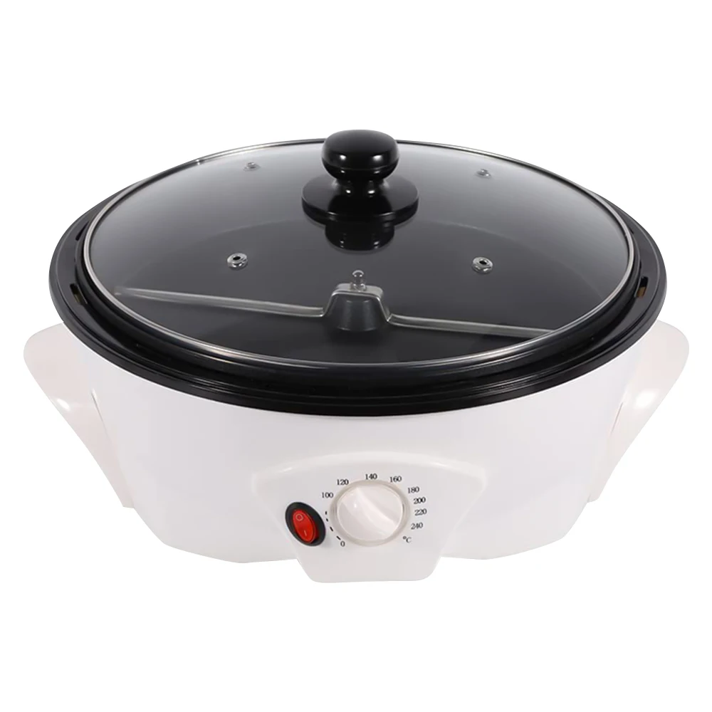 محمصة قهوة 800 وات 110 فولت قابس أمريكي 1.1 رطل سعة 32-464 ℉ زجاج Pp غير لاصق مناسب للمنازل والمقاهي ومحلات الشاي والحليب #1