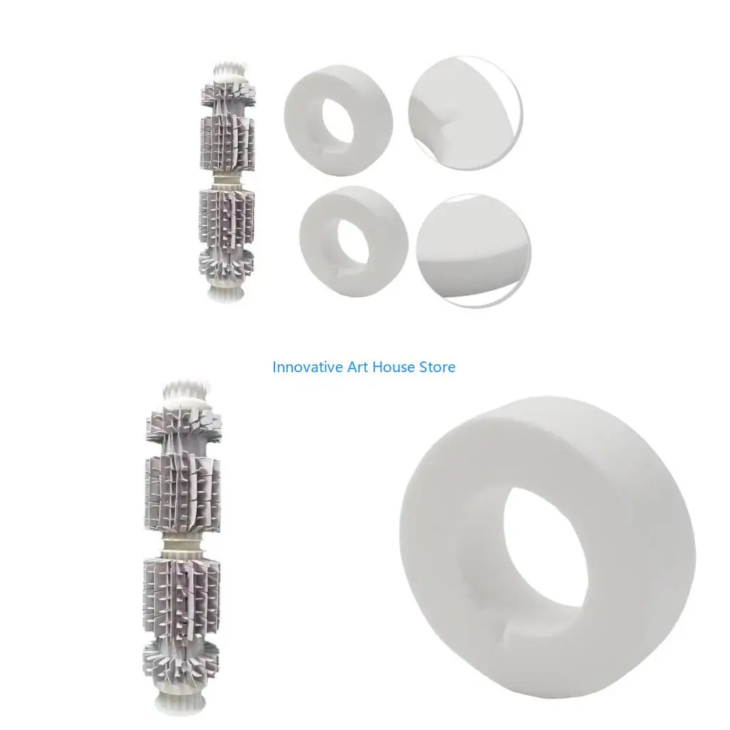 E1PC Pool Cleaner Replacement Set with Brush and Wall Grip Collars