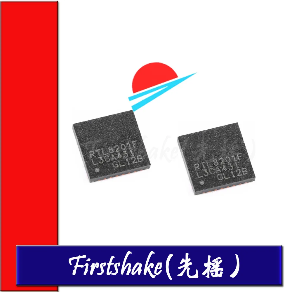 

10 шт., новый патч RTL8201F-VB-CG RTL8201F QFN-32, импортный сетевой чип