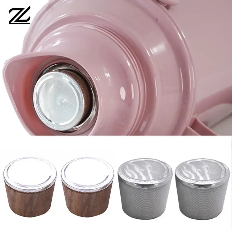 Wood Thermos Stopper Sealed Safe Cork Plug Lid Cap Bottle Cork Plug For Home Vacum Flask Replace Kettle Accessories