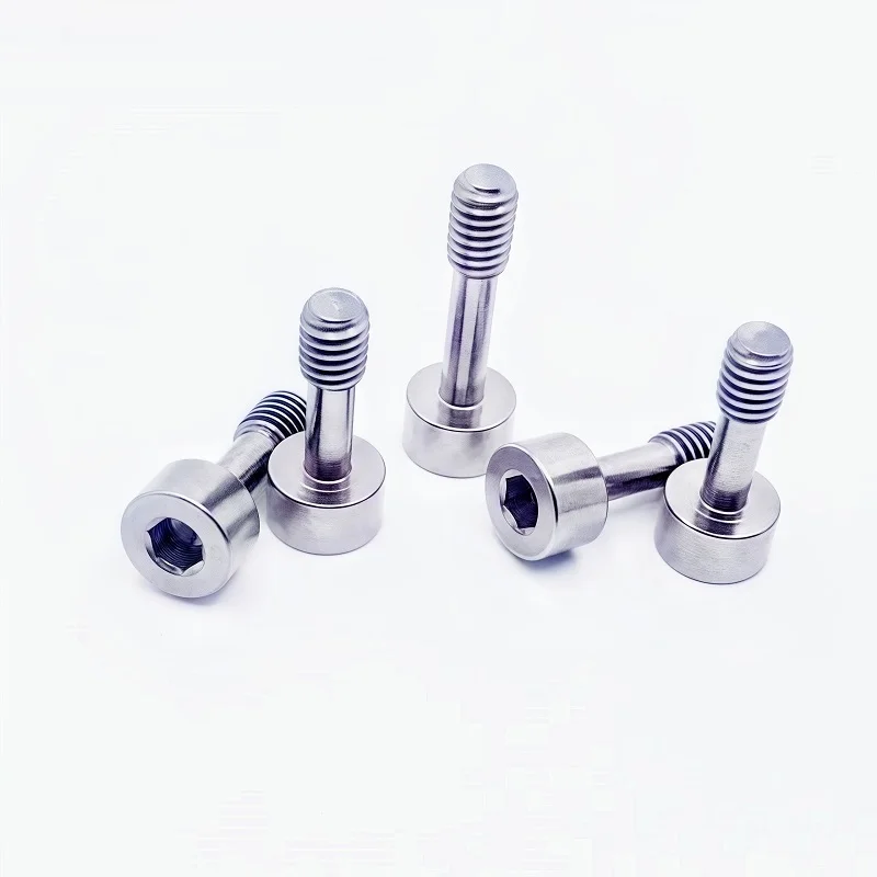 Non Dislodging anti loosening screw Titanium alloy TC4 Hexagonal socket loose without support DIN7964 Bolt M2 M2.5 M3 M4 M5 M6