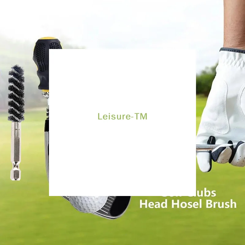

Golf Clubs Head Hosel Brush Electric Drill Wire Brush Hexagonal Rod Golf Iron Head Rust Remover Brush Golf Club Cleaning Polish