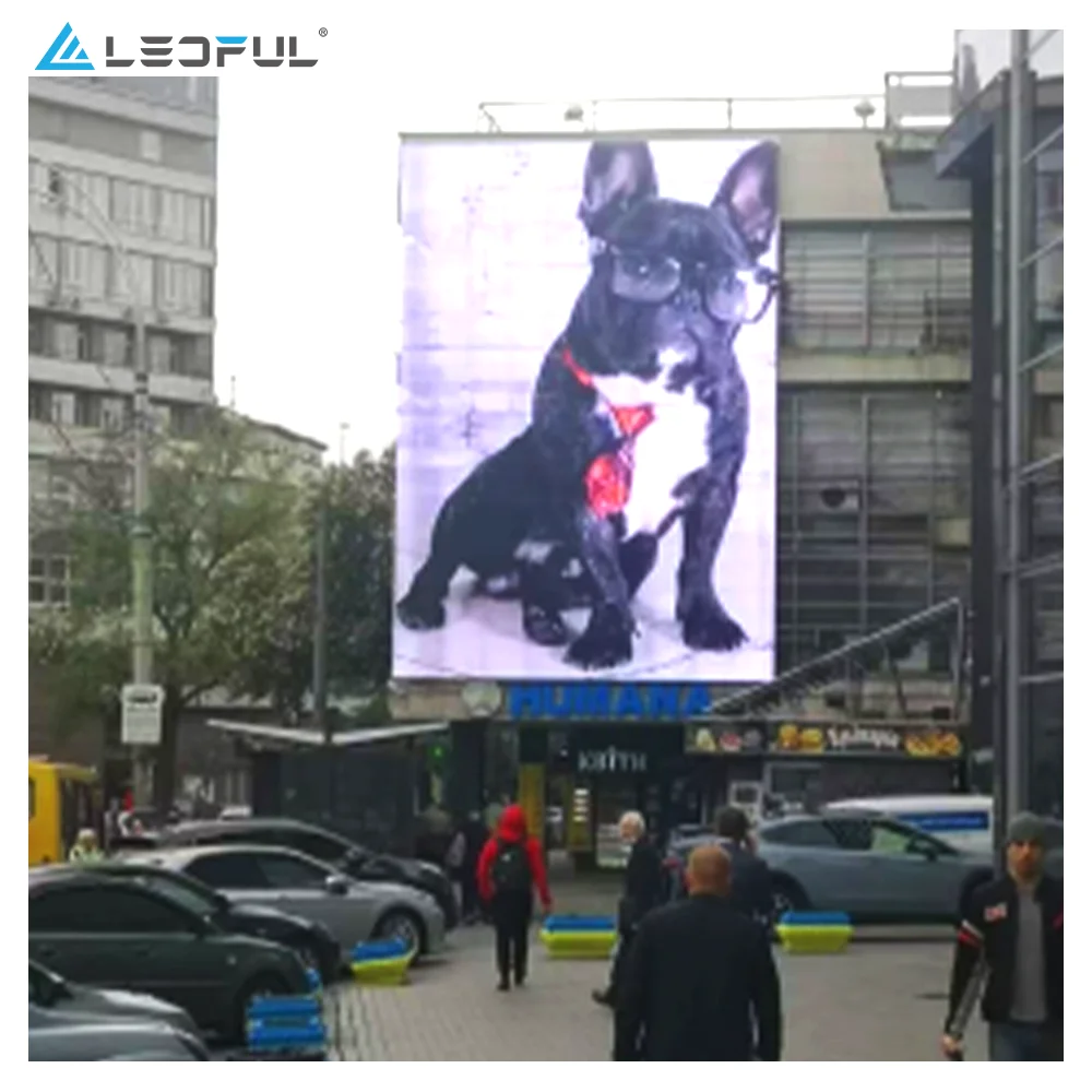 Full Color SMD Advertising Screen Easy Installation Size 500*1000mm P3.9 P7.8 P10.4 Transparent Glass LED Display