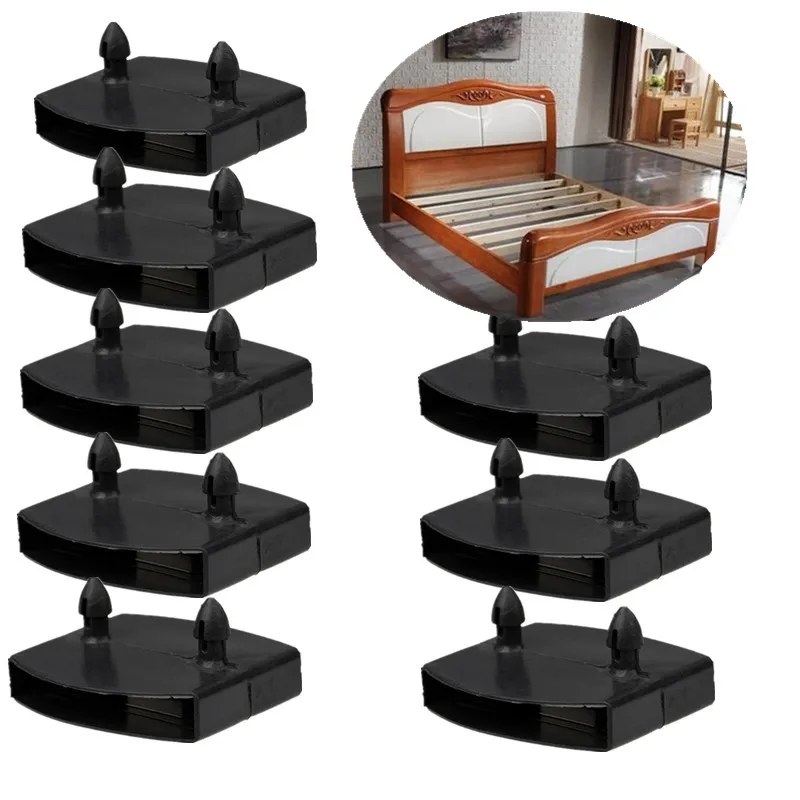 Pack of 10/20 Plastic Bed Slat End Caps Holders Replacement Furniture Accessories for Holding and Securing Wooden Slats Bed Base