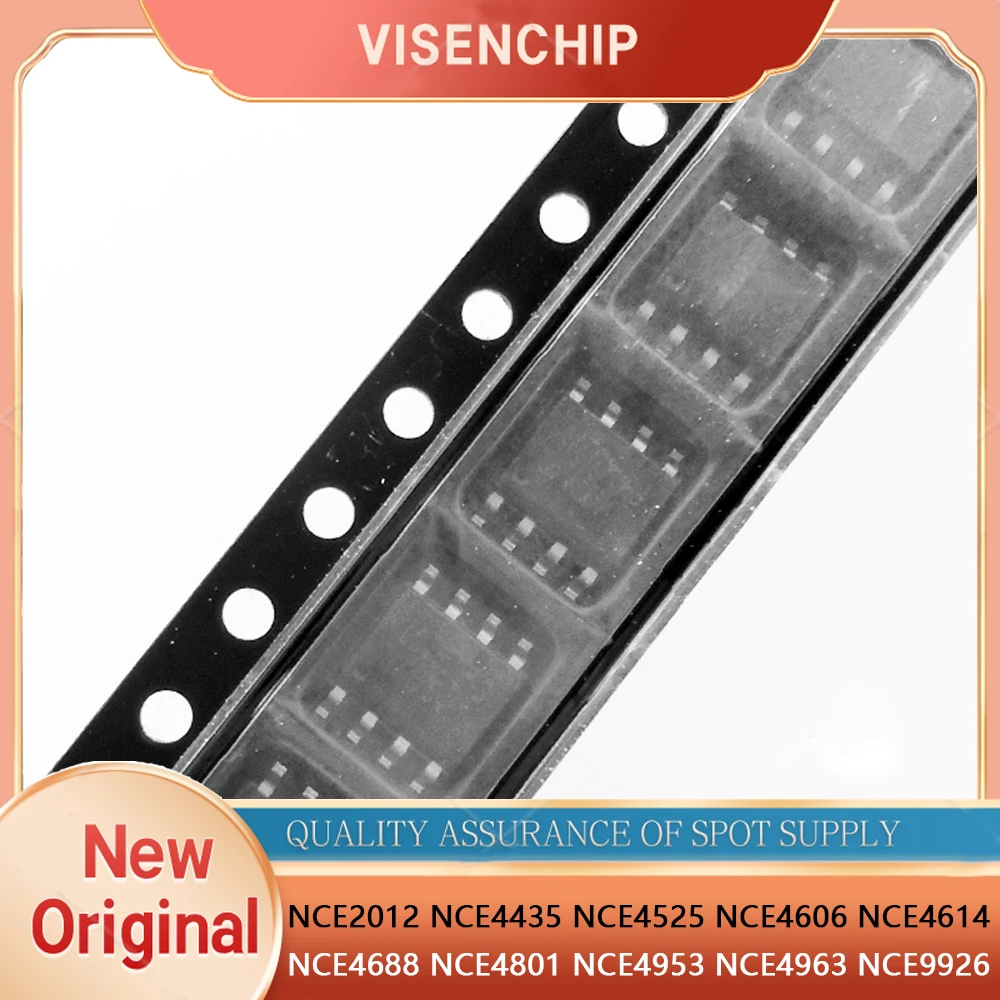 10pieces New NCE2012 NCE4435 NCE4525 NCE4606 NCE4614 NCE4688 NCE4801 NCE4953 NCE4963 NCE9926 SOP-8 Chipset