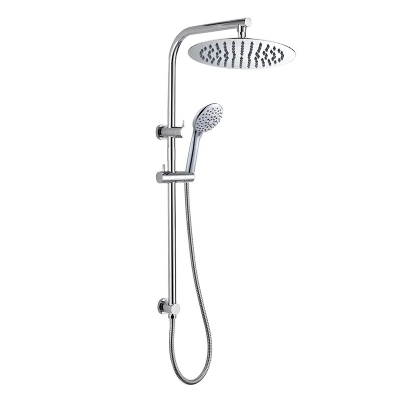 

Popular Bathroom Accessories Easy Installation Multifunction High Grade 304 Stainless Steel Wall Shower Rail Set