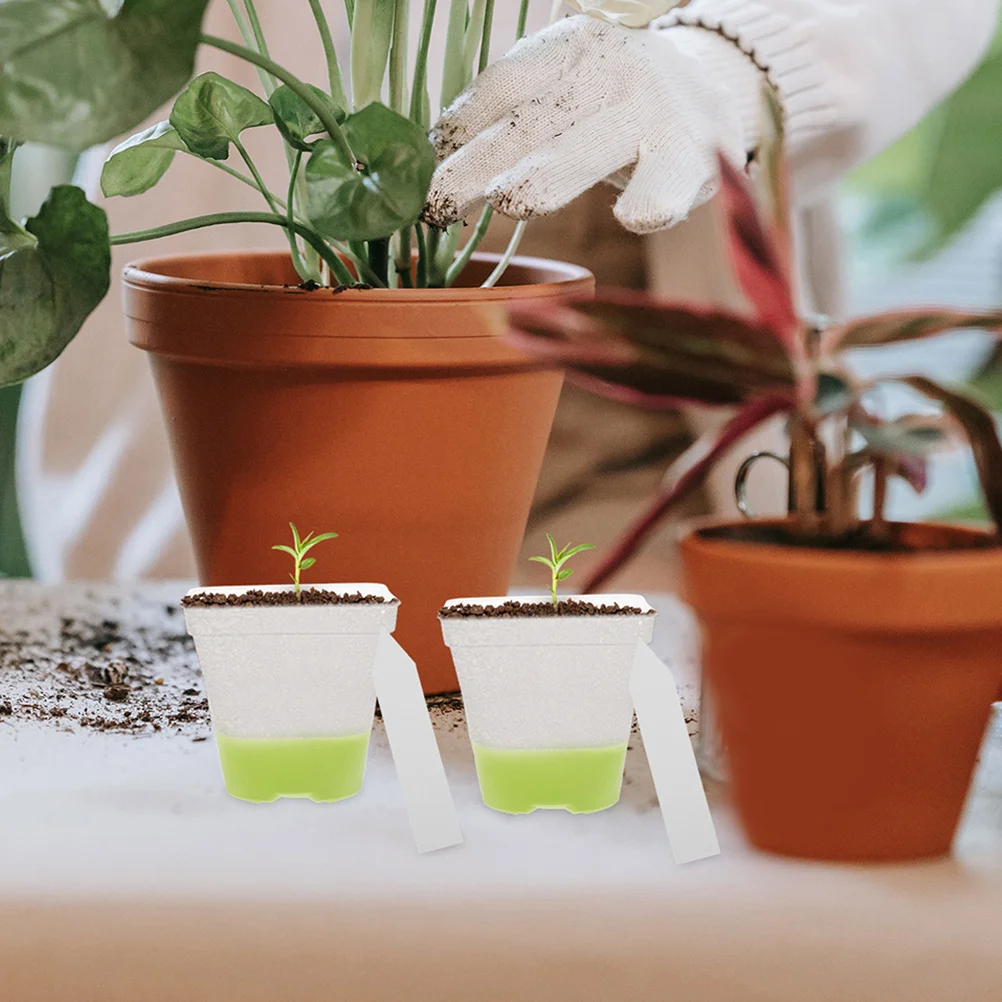 

6pcs Silicone Seedling Pots With Drainage Holes Durable Nursery Flower Pots For Indoor Outdoor Plants Succulent Planting