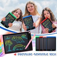 10-inch color LCD writing board with pen, graffiti board, drawing tablet, erasable, reusable kids electronic drawing board toys