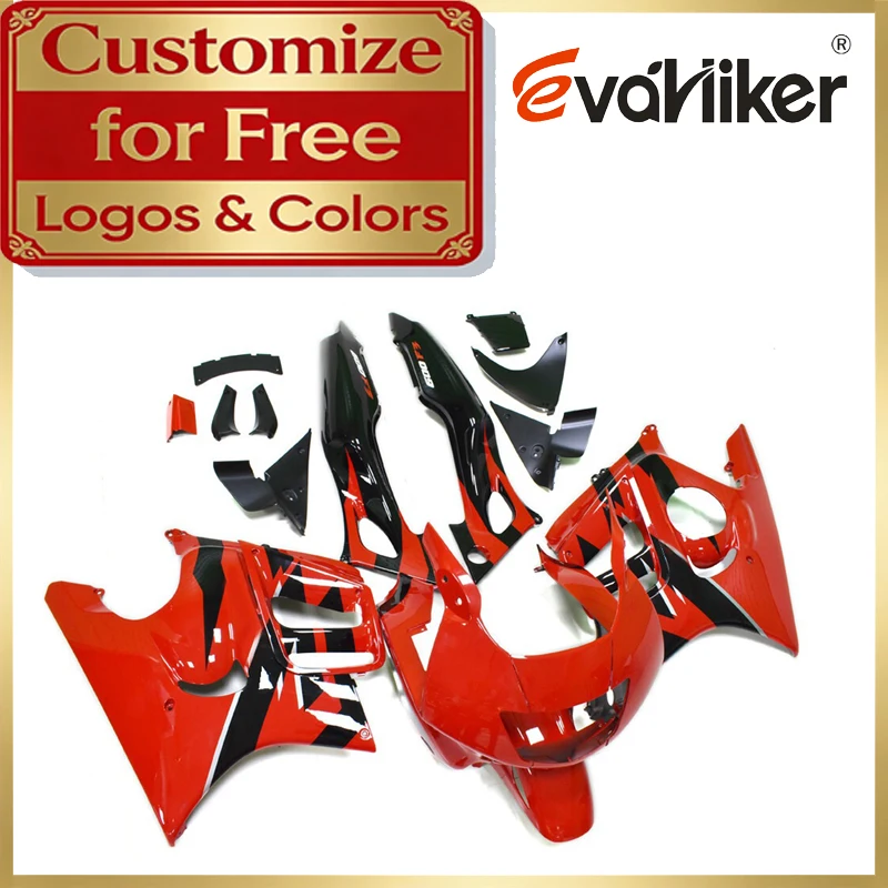 

Motorcycle Fairings For Honda CBR600F3 1997 1998 red Full Fairings F3 97 98 Custom Painted Bodywork Motorcycle Fairing Kit Color