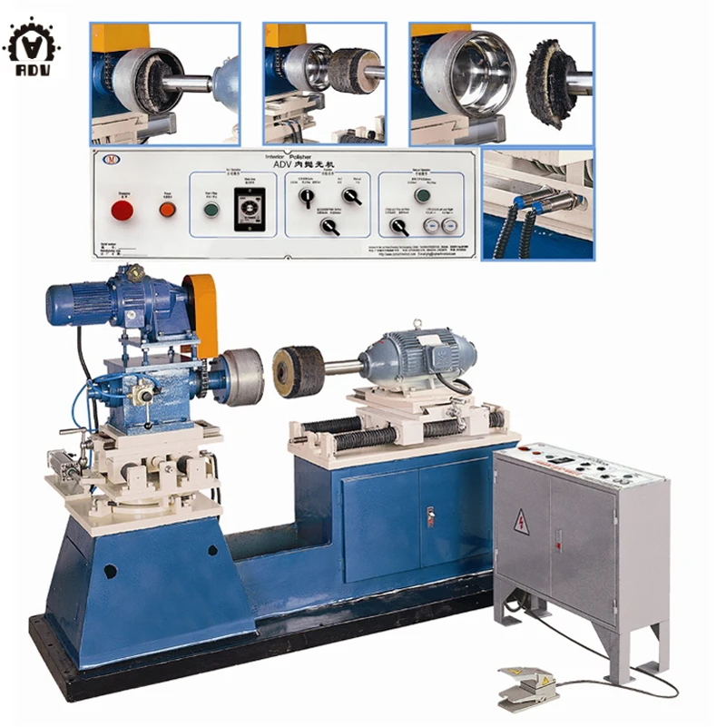 Automatic Double Stations Cookware Surface Polishing Machine for Sales