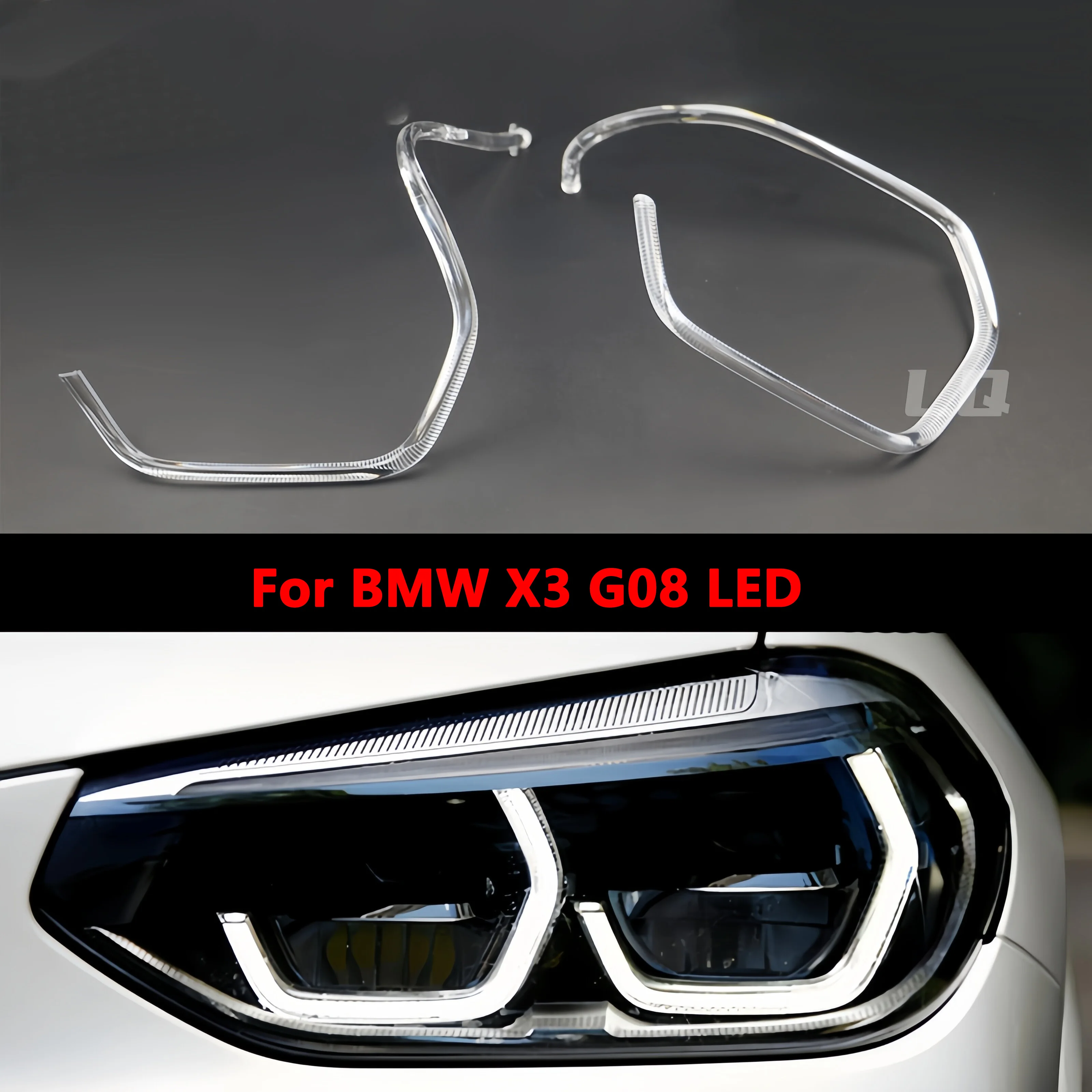 For BMW 2018-2020 X3 X4 Headlamp Aperture X3 G08 Headlamp angel Eye X4 Headlamp Light Guide