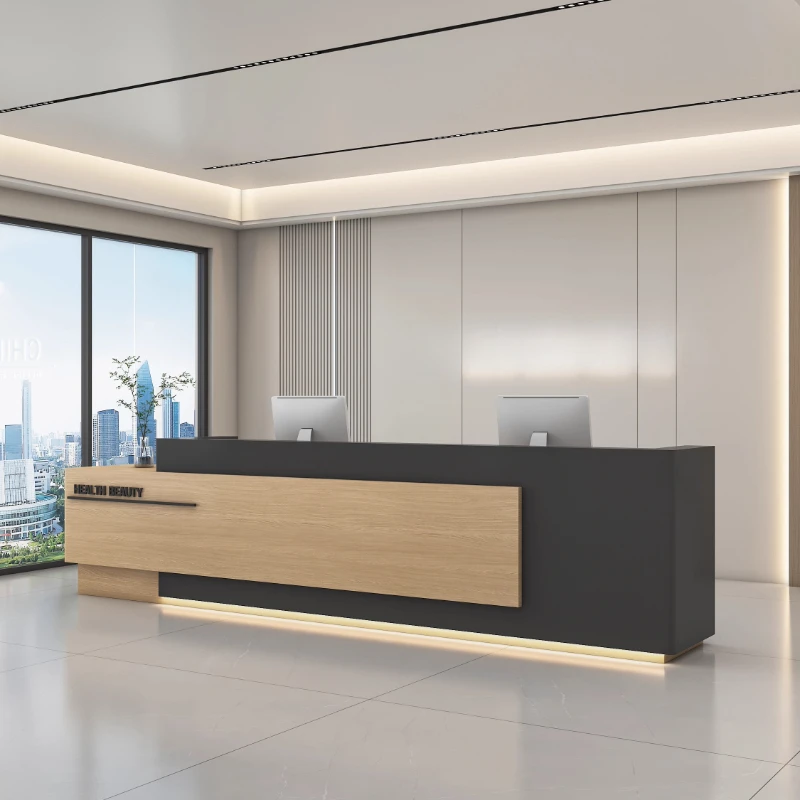 Medical Office Reception Desks Hotel Curved Home Modern Reception Desks Front White Recepcion Mostrador Office Furniture