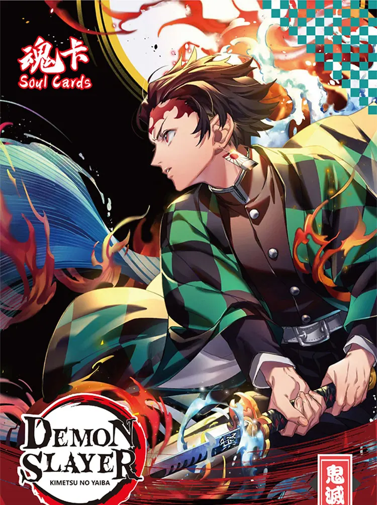 2024 Newest Demon Slayer Collection Soul Cards Japanese Anime Kimetsu No Yaiba Booster Box Tcg Cards Toy Hobbies Gifts