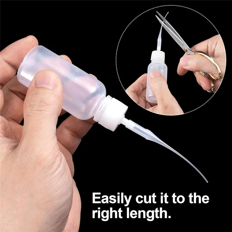 AEF7-300Pcs Glue Tips Compatible For CA, Plastic Precision Extender Applicator Dispensing Adhesive Micro-Tips For Bottle Glue