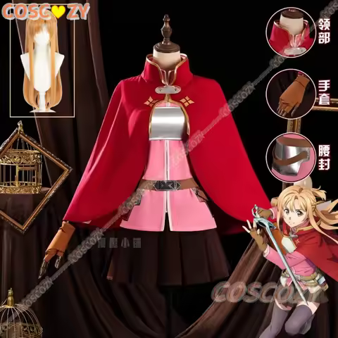 Anime Sword Art Online: Progressive - Scherzo of Deep Night Asuna Yuuki Cosplay Costumes Wig Outfit Halloween Outfits