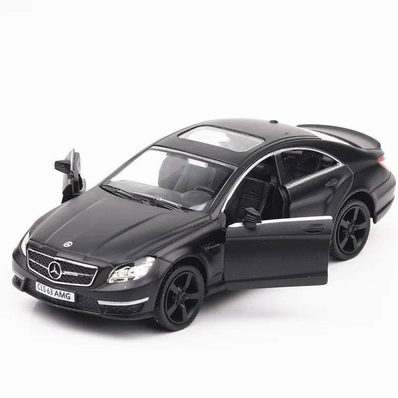 1:36 Mercedes-Benz CLS 63 AMG metallo pressofuso modello di auto scala collezione in miniatura veicolo Hobby giocattolo per bambini per ragazzo regalo di natale A57