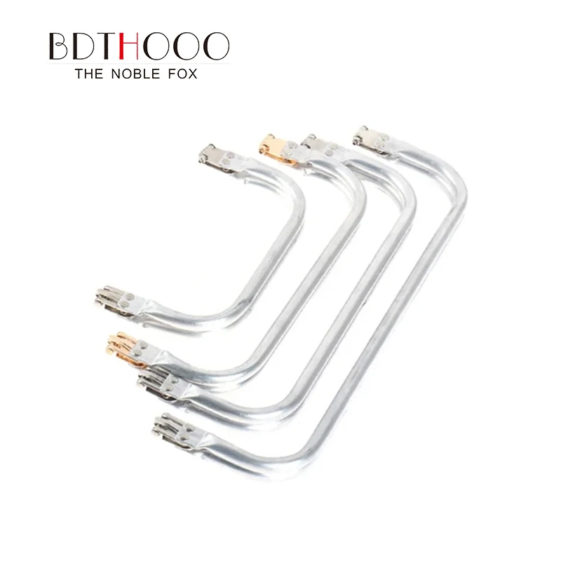 30cm Metal Purse Frame Bag For Doctor Aluminium Tube  Handle Accessories Clutch Parts 3 Colour