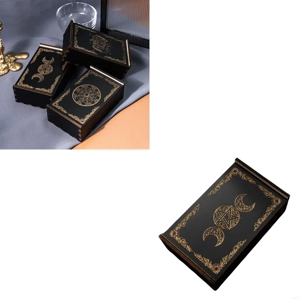 

Прямоугольные таротс -пьесы карты контейнер с ювелирными украшениями Организаторы упаковки корпуса