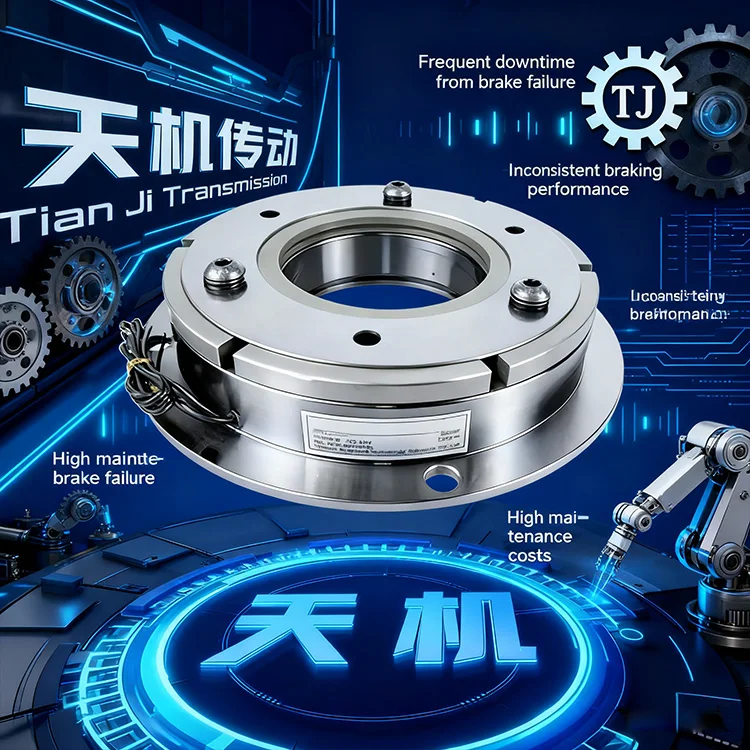 Taiwan Brand New 24v DC Electromagnetic Brake Low-Cost Industrial Steel Clutch ISO 9001 Certified OEM Customizable