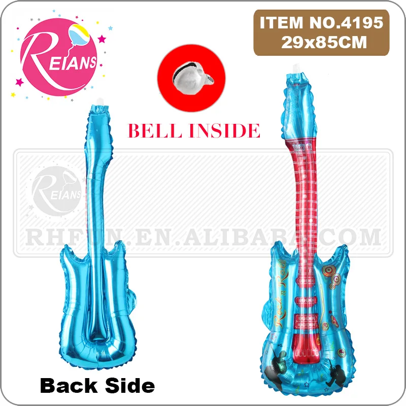 Musical instrument Guitar Foil Balloon Helium Air Balloon Party Supplies Kids inflatable Toys Birthday Ballon Classic Toy globos