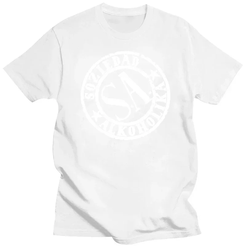 100% Cotton Printing tee Short Sleeve Soziedad alkoholika black harajukkuu streetweaarr graphic oversized vintage t shirt