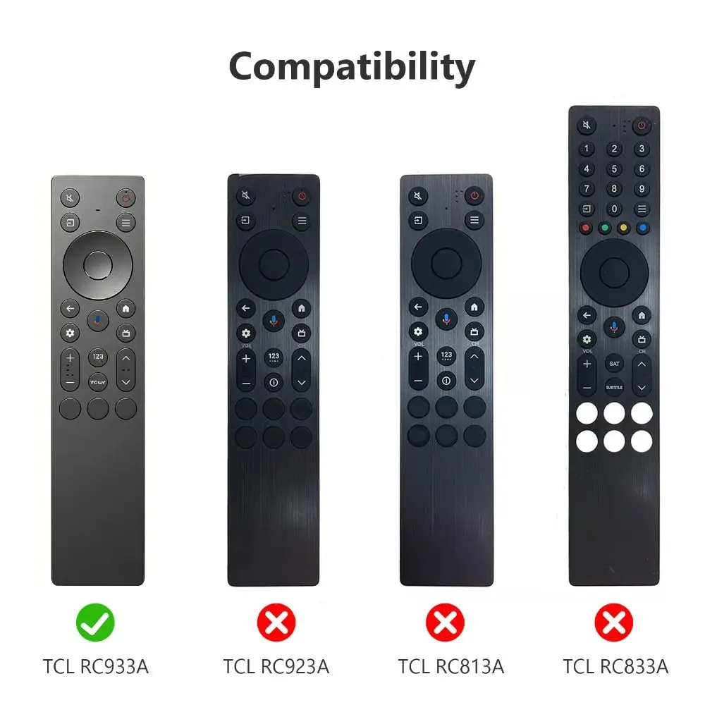 Silicone Remote Control Case Shockproof Non-Slip Remote Protective Cover with Lanyard Anti-scratch for TCL RC933A