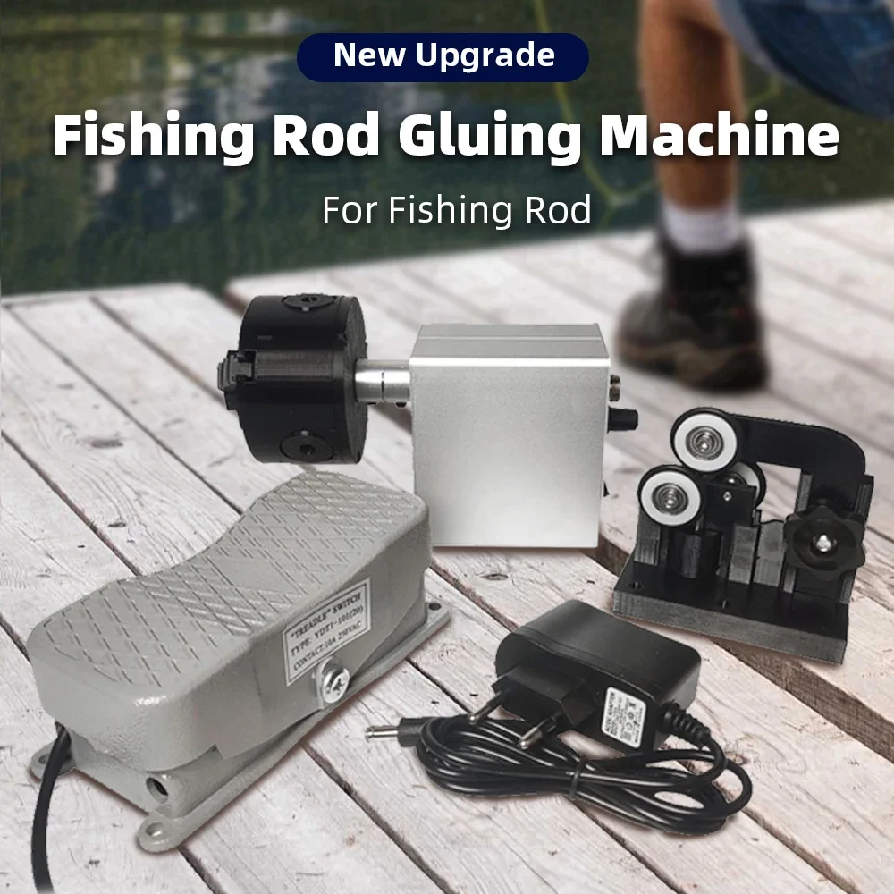 

Elctric-Drive Machine Lure Winding Epoxy Glue Machine DIY Fishing Rod Building Professional Fishing Rod Winding Machine