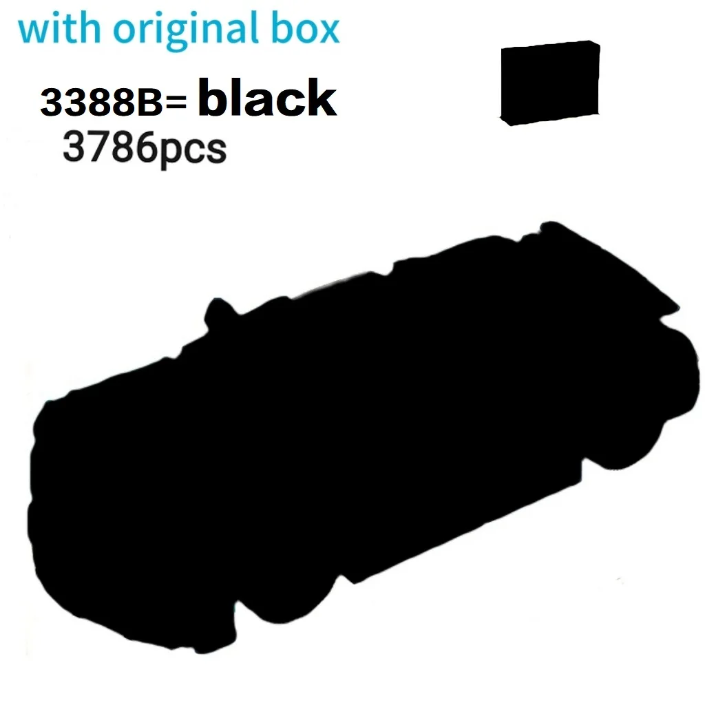 พร้อมกล่องต้นฉบับ 3599 ชิ้นบล็อกอาคารชุดเด็กของเล่นเด็ก High Tech รถ Super Racing รถอิฐ 20086