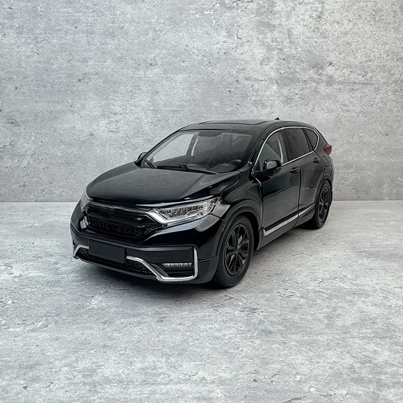 

Domestic factory 1:18 2021 model for CRV Black Jazz SUV alloy car model received