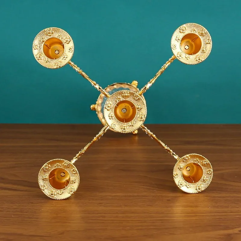 Candlestick European high-end marriage proposal candlelight dinner wedding special candlestick wedding table decoration