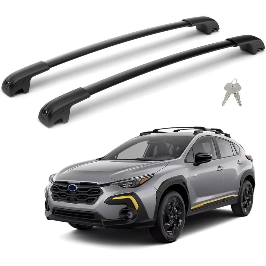 

220LBS Roof Rack Cross Bars for 20182023 Crosstrek 20172023 Impreza with Lock Heavy Duty Aluminum AntiCorrosion Cross Bar Fit L