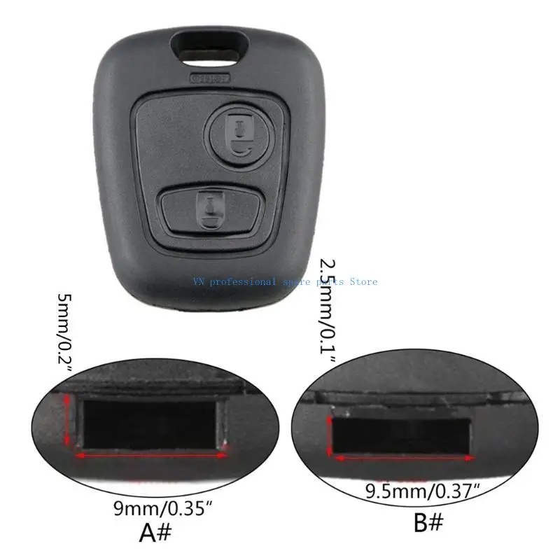 41XA Car for Key Cover Protector for Shell for 2 Button 206 207 307 for Citroen C2 C - Image 6