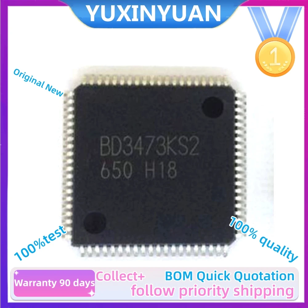  1PCS And  New Original  BD3473KS2 BD3473 QFP LCD CHIP in Stock100%TEst 