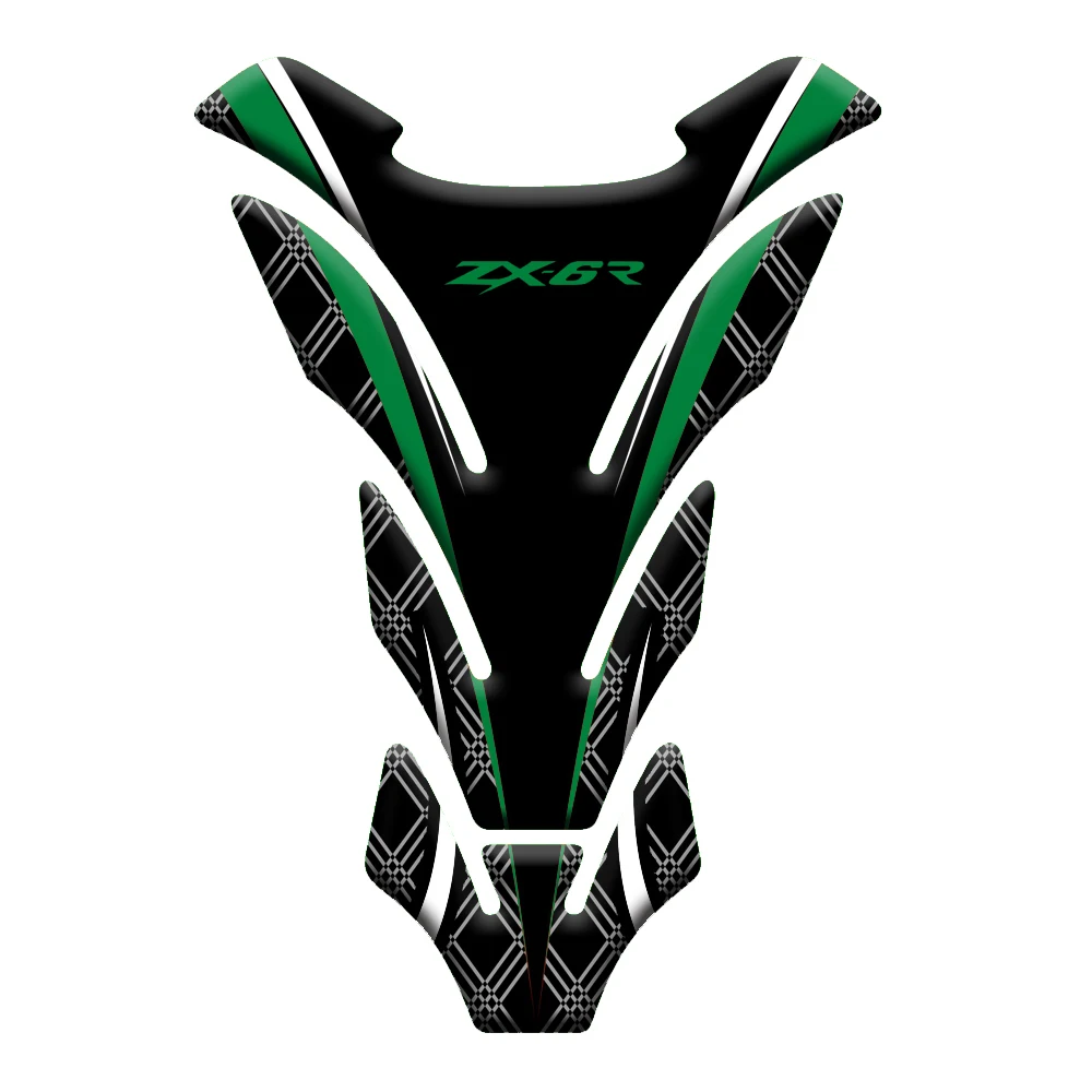 Motorcycle Sticker Tank Pad Protector For Ninja ZX6R 636 ZX 6R ABS 2004-2021 2013 2014 2015 2016 2017 2018 2019 2020 view 6
